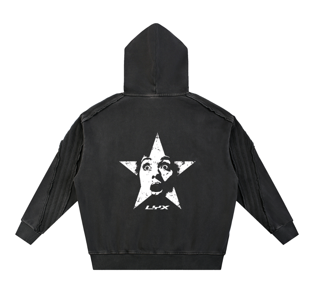 Cropped Star Hoodie